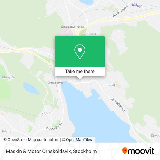 Maskin & Motor Örnsköldsvik map