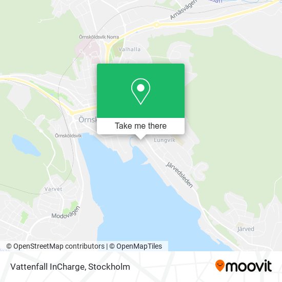 Vattenfall InCharge map