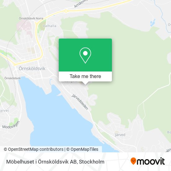 Möbelhuset i Örnsköldsvik AB map