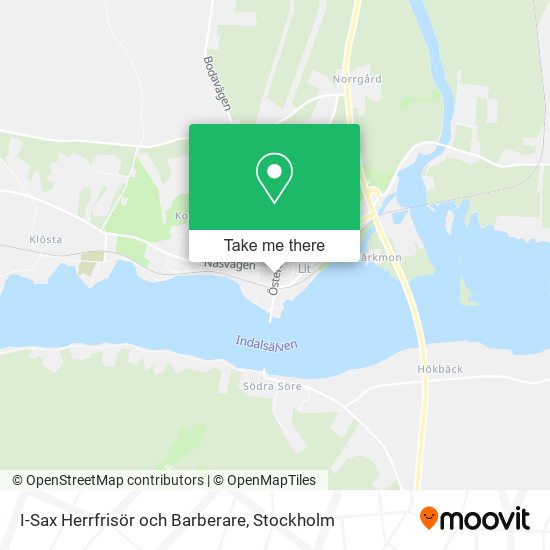 I-Sax Herrfrisör och Barberare map