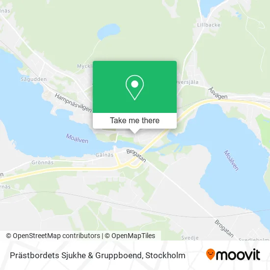 Prästbordets Sjukhe & Gruppboend map