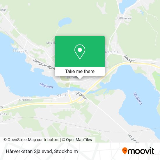 Hårverkstan Själevad map