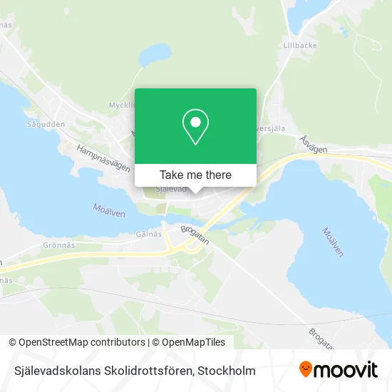 Själevadskolans Skolidrottsfören map