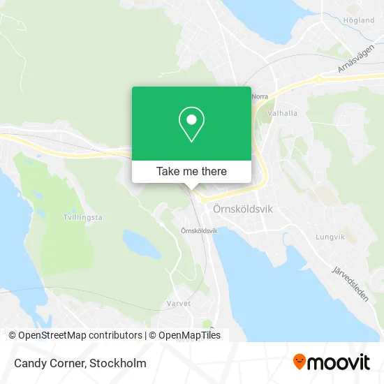 Candy Corner map