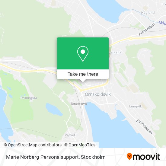 Marie Norberg Personalsupport map