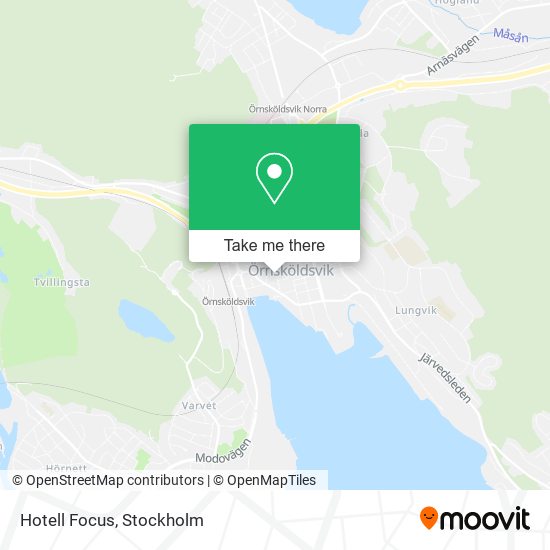 Hotell Focus map