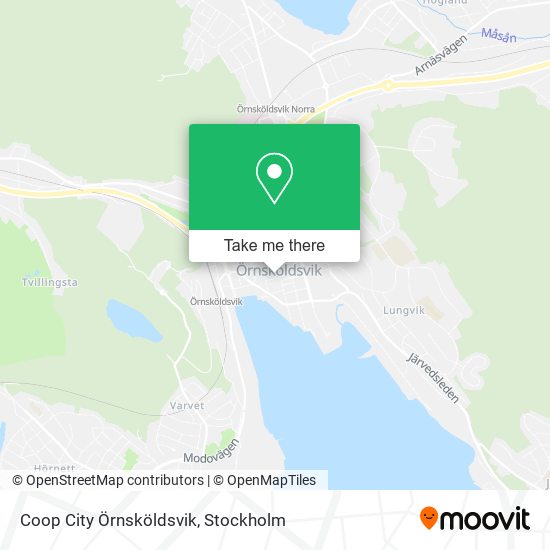 Coop City Örnsköldsvik map
