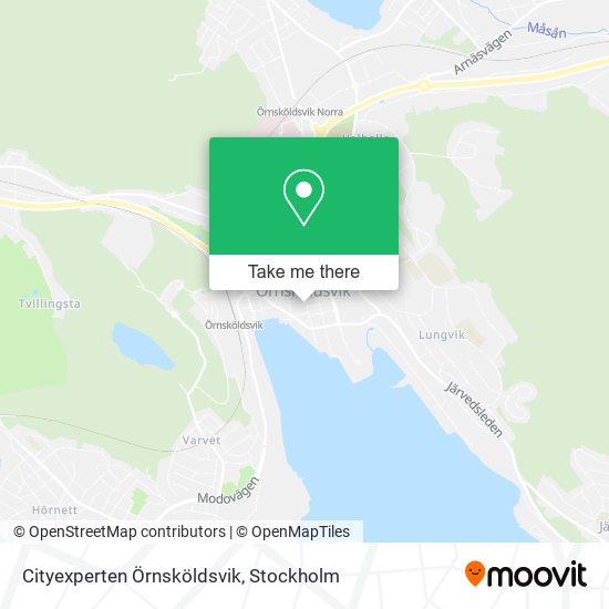 Cityexperten Örnsköldsvik map