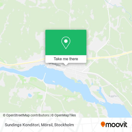 Sundings Konditori, Mörsil map