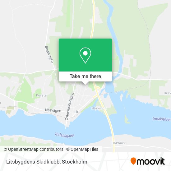 Litsbygdens Skidklubb map