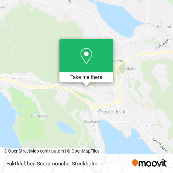 Fäktklubben Scaramouche map