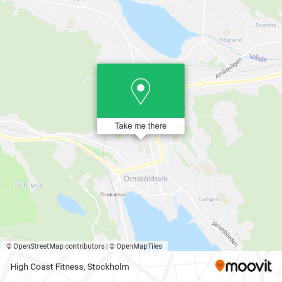 High Coast Fitness map