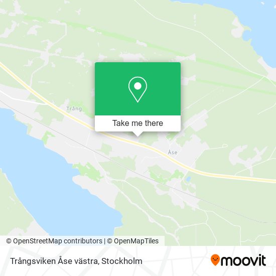 Trångsviken Åse västra map