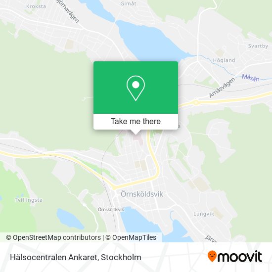 Hälsocentralen Ankaret map