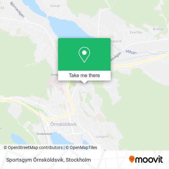 Sportsgym Örnsköldsvik map