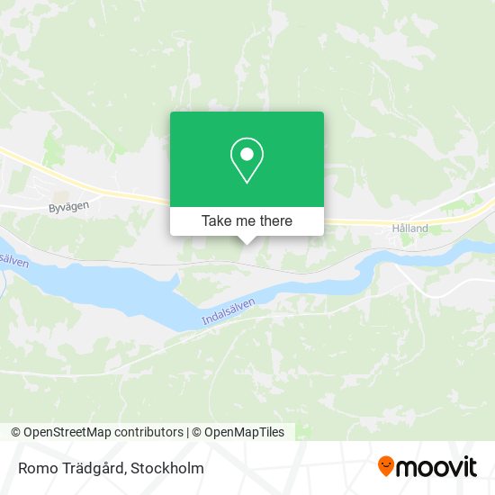 Romo Trädgård map