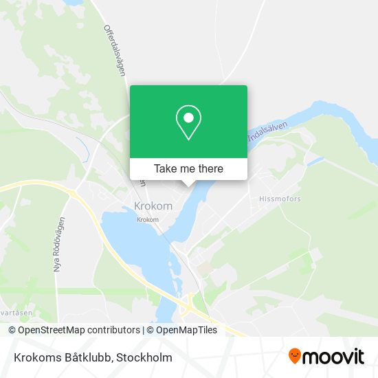 Krokoms Båtklubb map