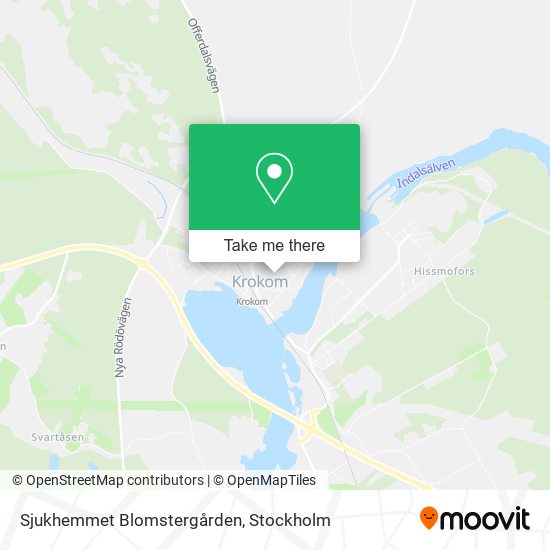 Sjukhemmet Blomstergården map