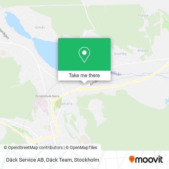 Däck Service AB, Däck Team map