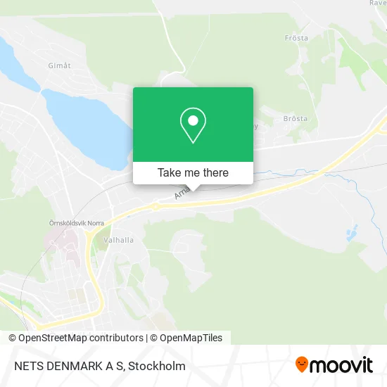 NETS DENMARK A S map