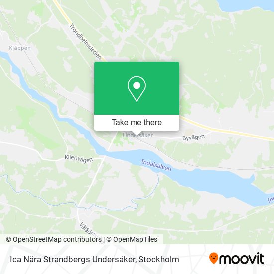 Ica Nära Strandbergs Undersåker map