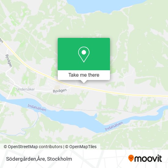 Södergården,Åre map
