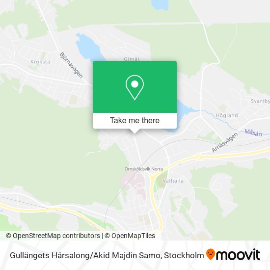 Gullängets Hårsalong / Akid Majdin Samo map