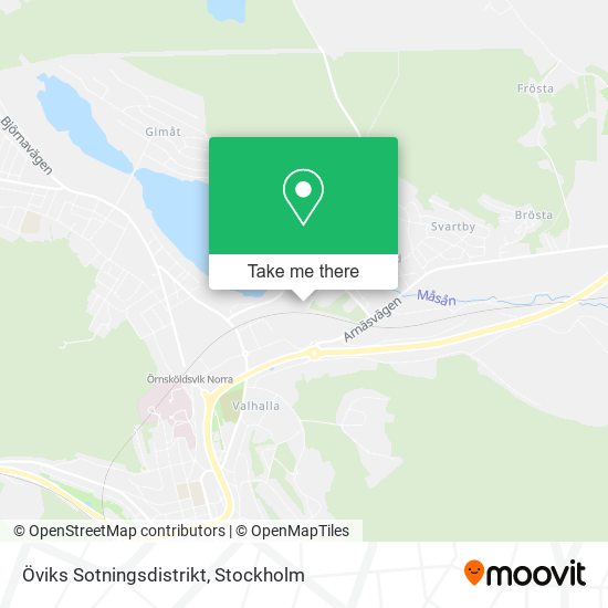 Öviks Sotningsdistrikt map
