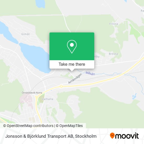 Jonsson & Björklund Transport AB map