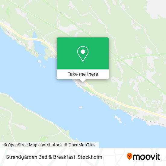 Strandgården Bed & Breakfast map