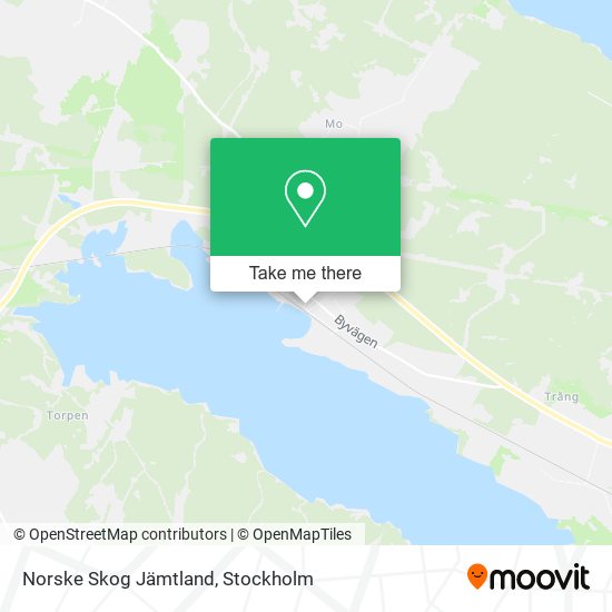 Norske Skog Jämtland map