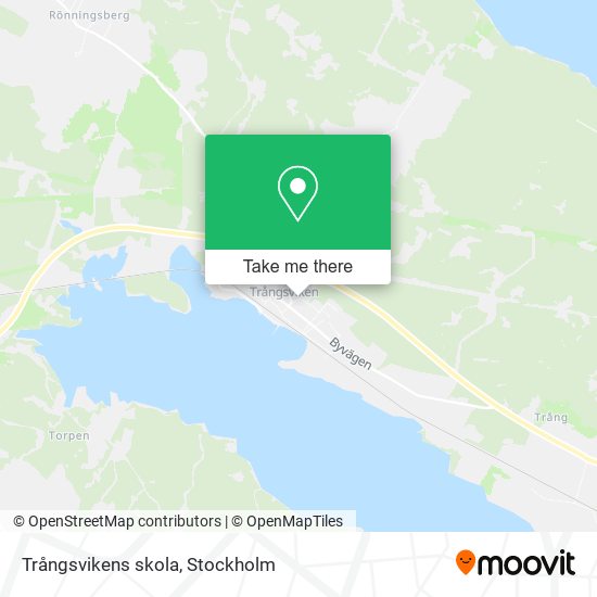 Trångsvikens skola map