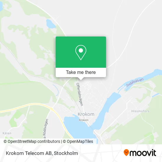 Krokom Telecom AB map