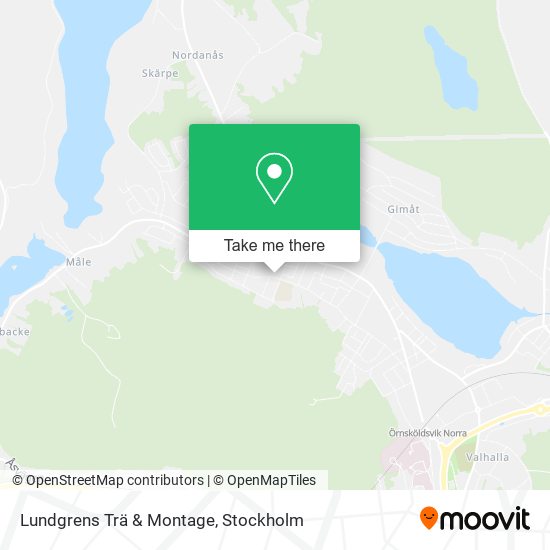 Lundgrens Trä & Montage map