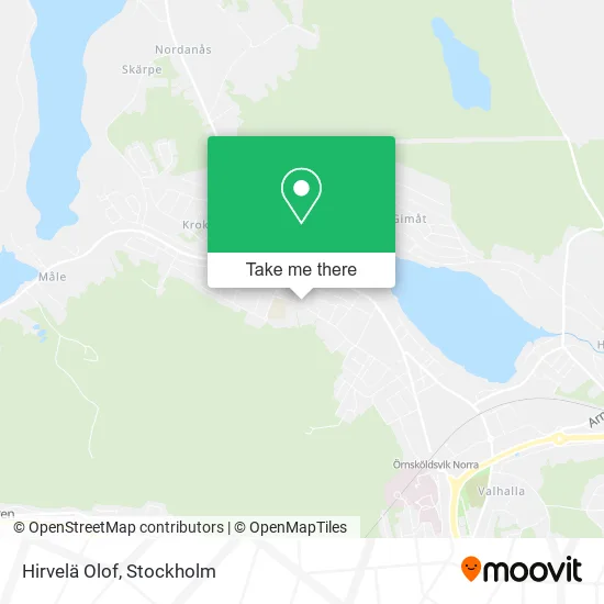Hirvelä Olof map