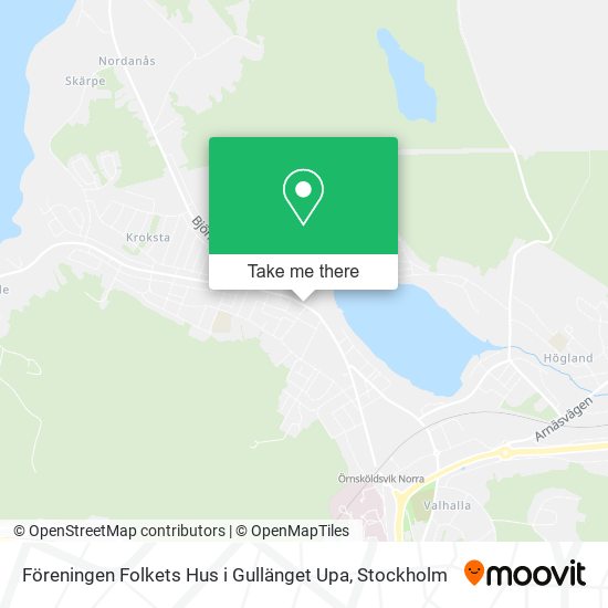 Föreningen Folkets Hus i Gullänget Upa map