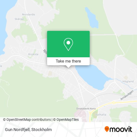 Gun Nordfjell map