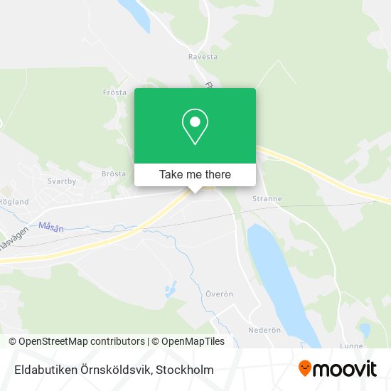 Eldabutiken Örnsköldsvik map