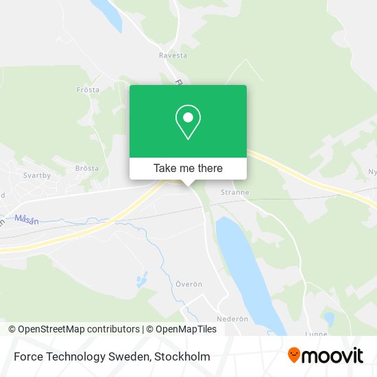 Force Technology Sweden map