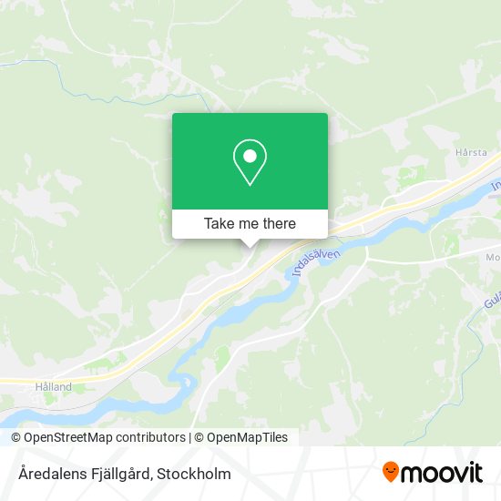 Åredalens Fjällgård map