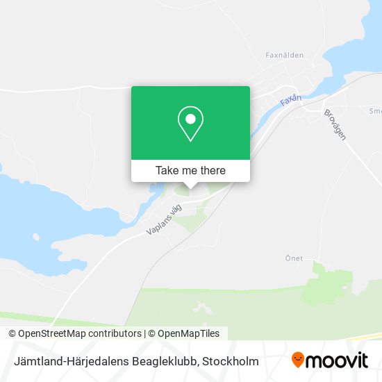 Jämtland-Härjedalens Beagleklubb map