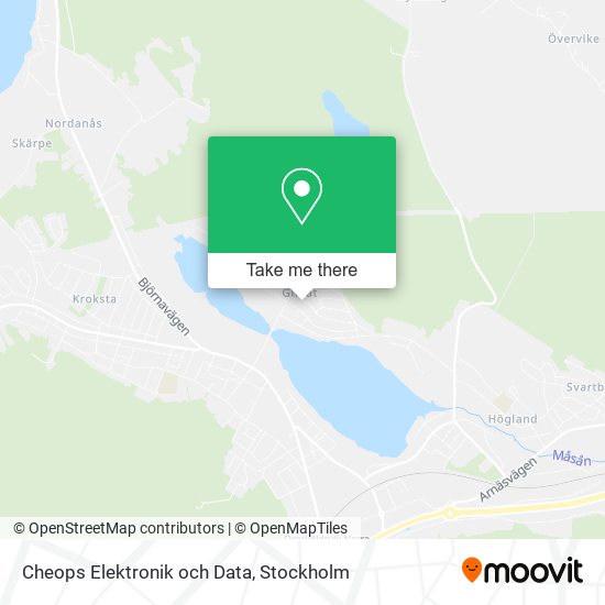 Cheops Elektronik och Data map