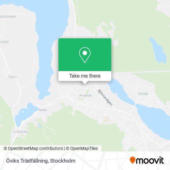 Öviks Trädfällning map