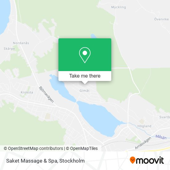 Saket Massage & Spa map