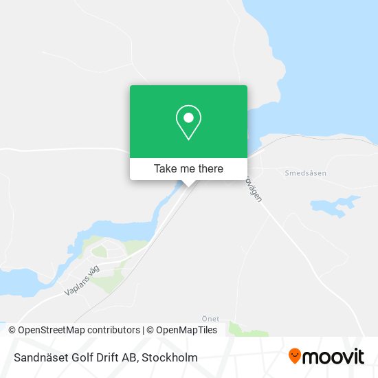 Sandnäset Golf Drift AB map