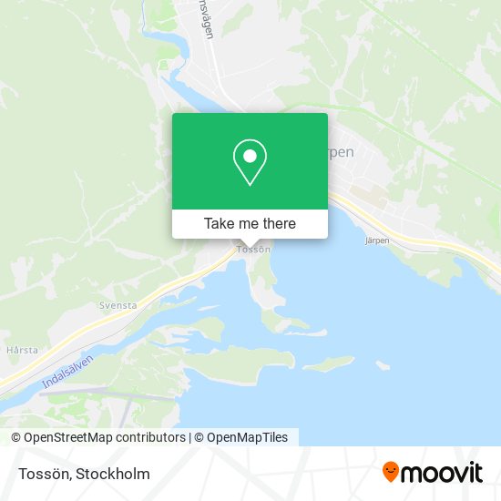 Tossön map