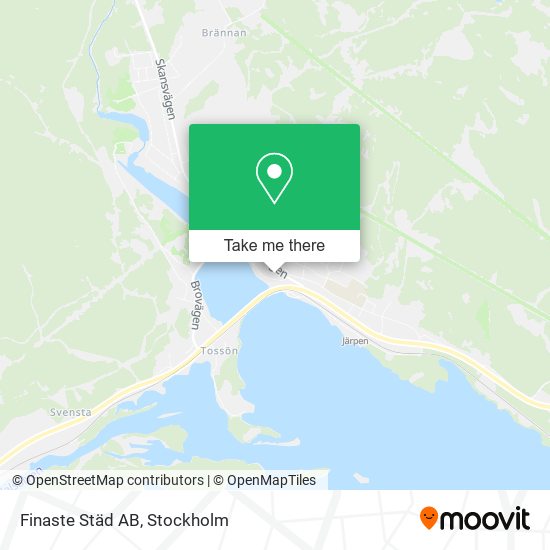 Finaste Städ AB map