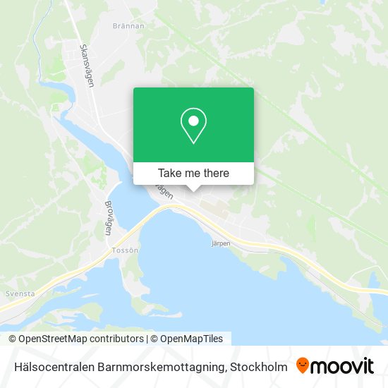 Hälsocentralen Barnmorskemottagning map