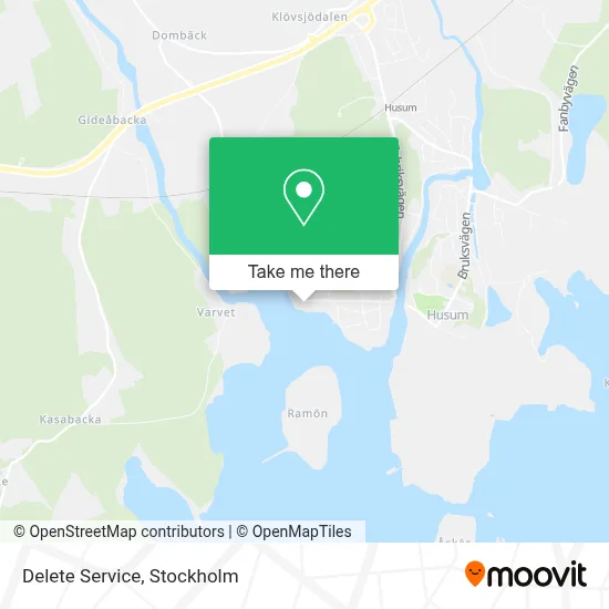 Delete Service map