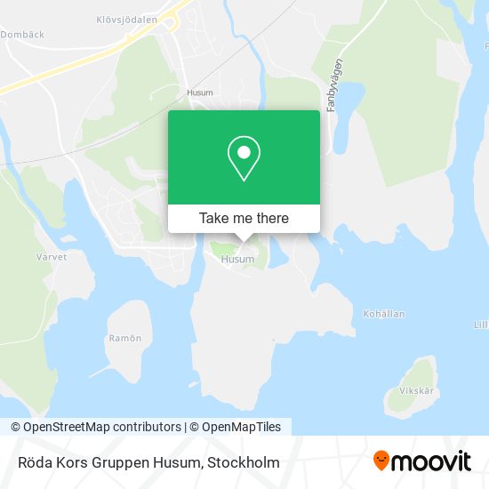 Röda Kors Gruppen Husum map